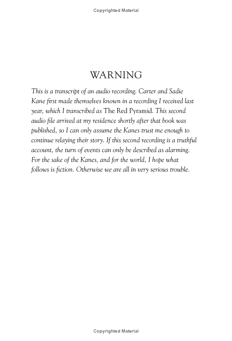 the kane chronicles, book 2 - the throne of fire - Ảnh 13