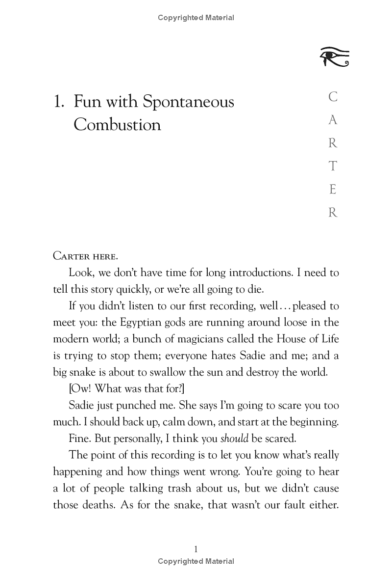 the kane chronicles, book 2 - the throne of fire - Ảnh 15