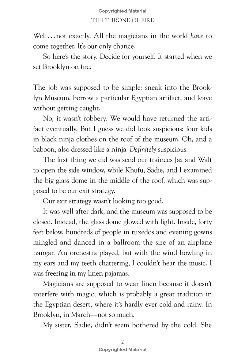 the kane chronicles, book 2 - the throne of fire - Ảnh 16