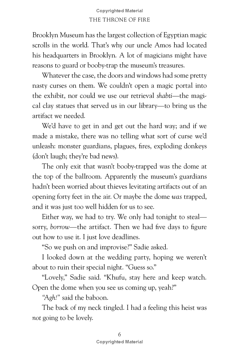 the kane chronicles, book 2 - the throne of fire - Ảnh 20