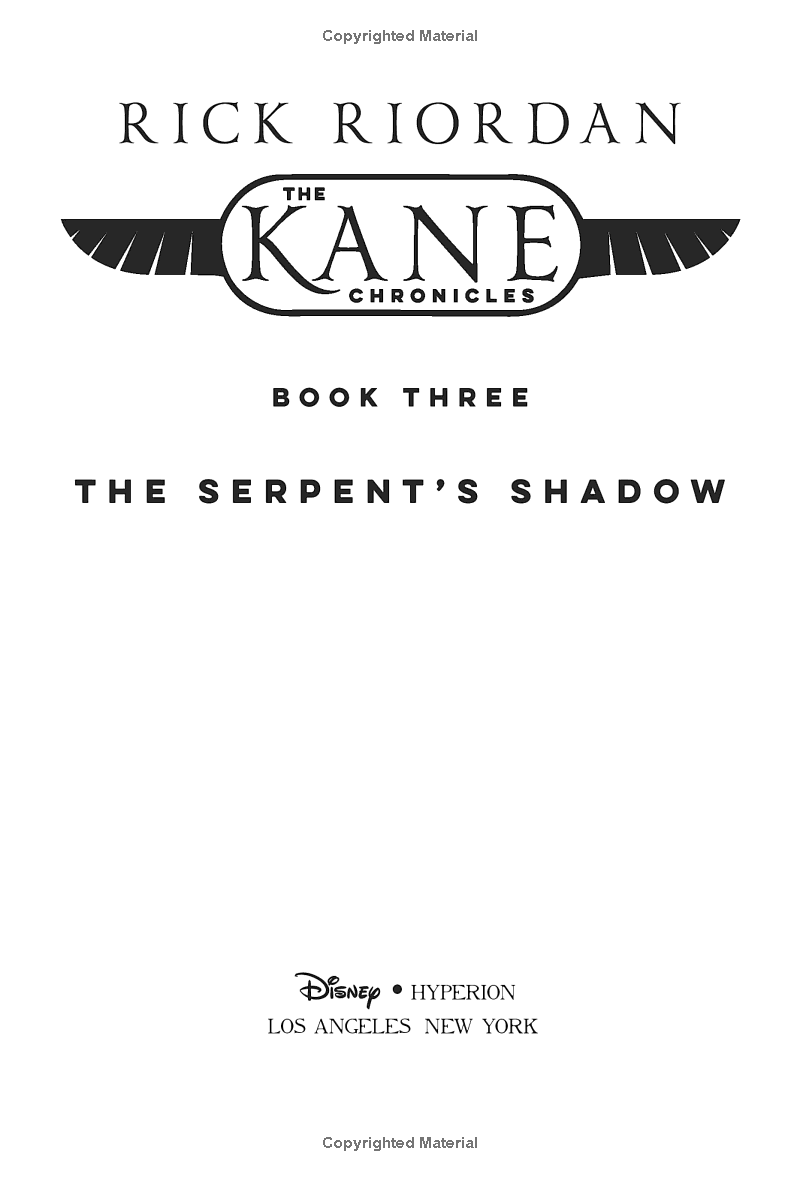 the kane chronicles, book 3 - the serpent's shadow - Ảnh 4