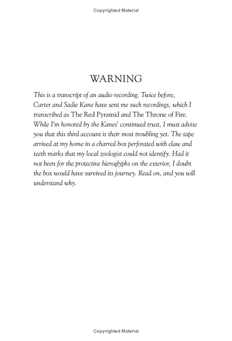 the kane chronicles, book 3 - the serpent's shadow - Ảnh 8