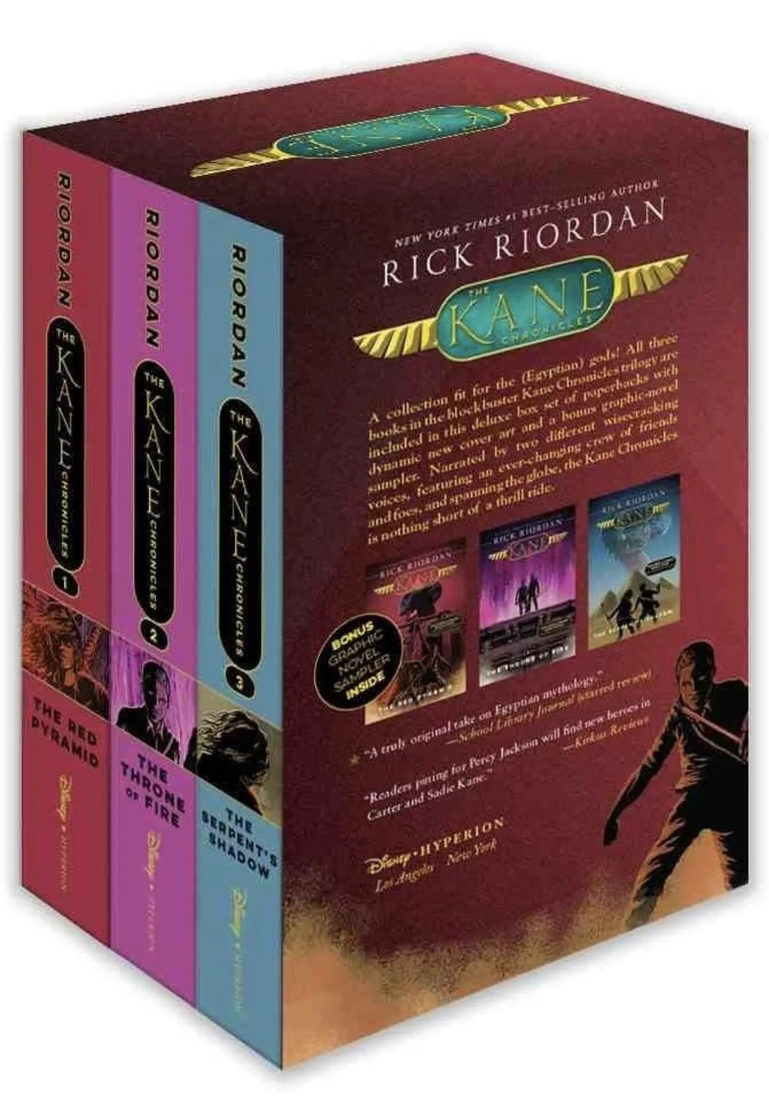 the kane chronicles paperback box set with graphic novel sampler - Ảnh 6