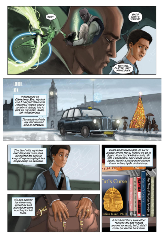 the kane chronicles - the graphic novel book 1: the red pyramid - Ảnh 6