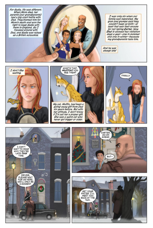 the kane chronicles - the graphic novel book 1: the red pyramid - Ảnh 7