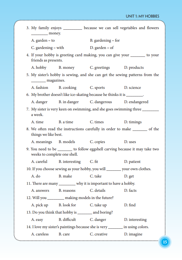 the langmaster - bài tập tiếng anh lớp 7 - có đáp án (tái bản 2021) - Ảnh 13