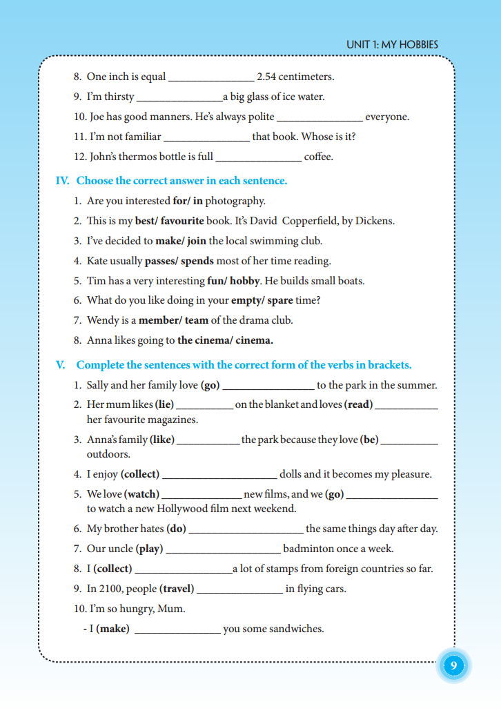 the langmaster - bài tập tiếng anh lớp 7 - có đáp án (tái bản 2021) - Ảnh 7