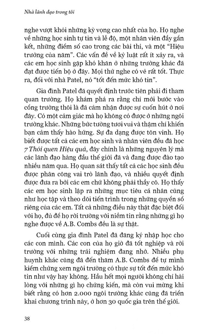 the leader in me - nhà lãnh đạo trong tôi - Ảnh 7