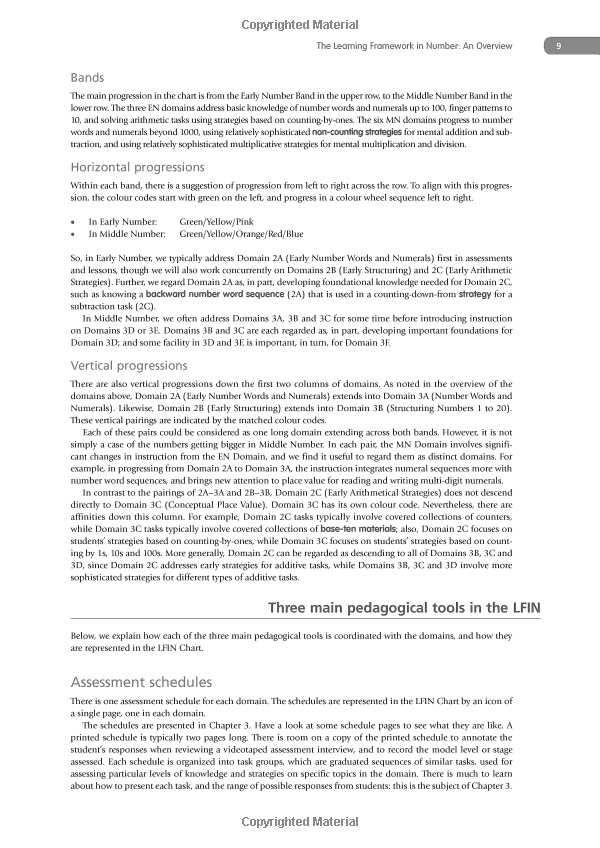 the learning framework in number: pedagogical tools for assessment and instruction (math recovery) - Ảnh 14
