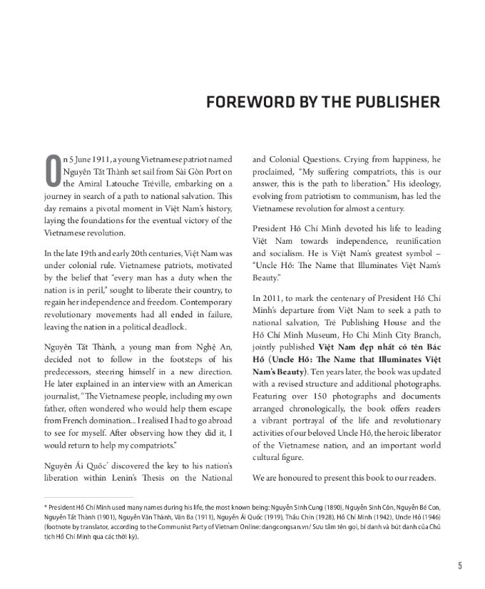 the legacy of hồ chí minh - uncle hồ - the name that illuminates việt nam's beauty - bìa cứng - Ảnh 4
