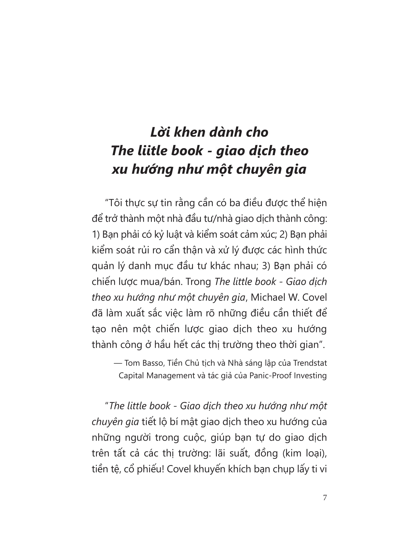 the little book - giao dịch theo xu hướng như một chuyên gia - Ảnh 5