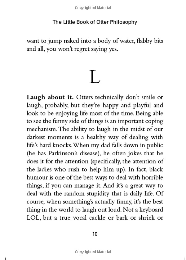 the little book of otter philosophy (the little animal philosophy books) - Ảnh 14