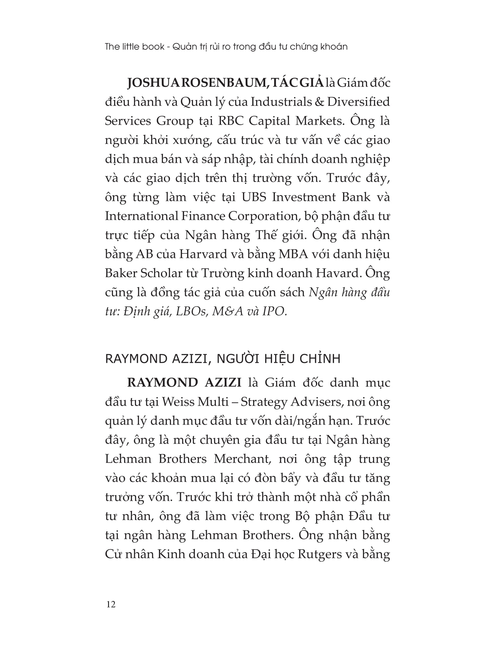 the little book - quản trị rủi ro trong đầu tư chứng khoán - Ảnh 11