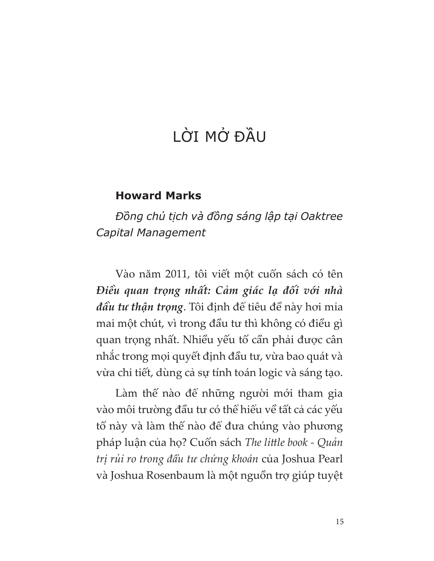 the little book - quản trị rủi ro trong đầu tư chứng khoán - Ảnh 13