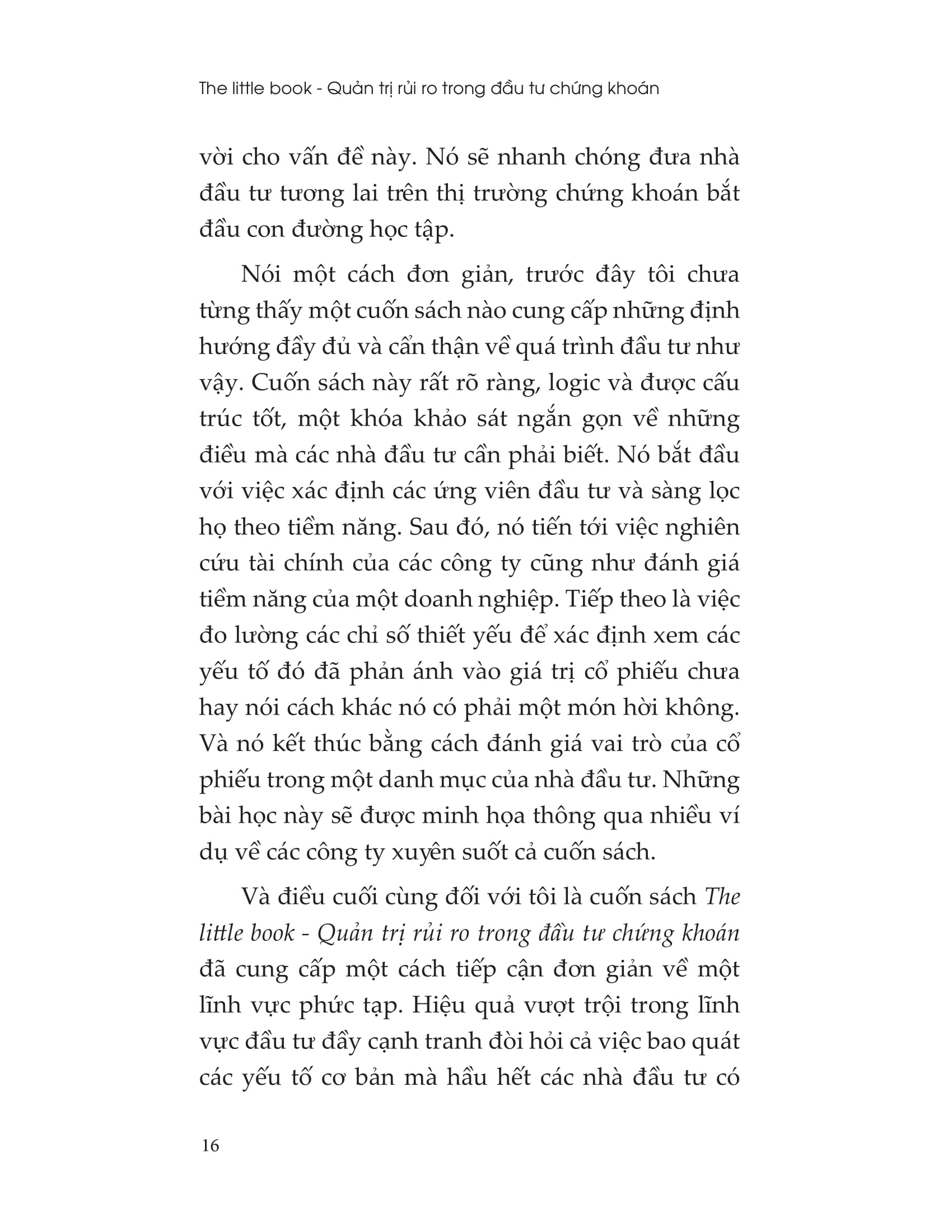 the little book - quản trị rủi ro trong đầu tư chứng khoán - Ảnh 14