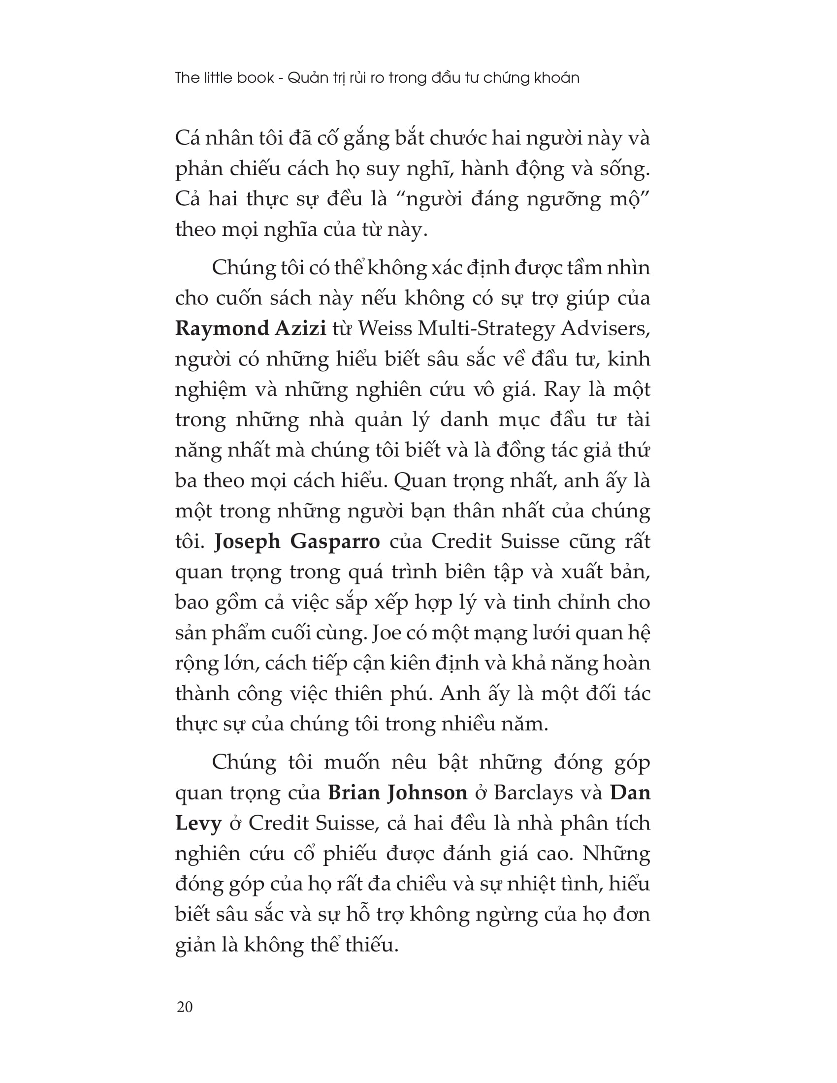 the little book - quản trị rủi ro trong đầu tư chứng khoán - Ảnh 17