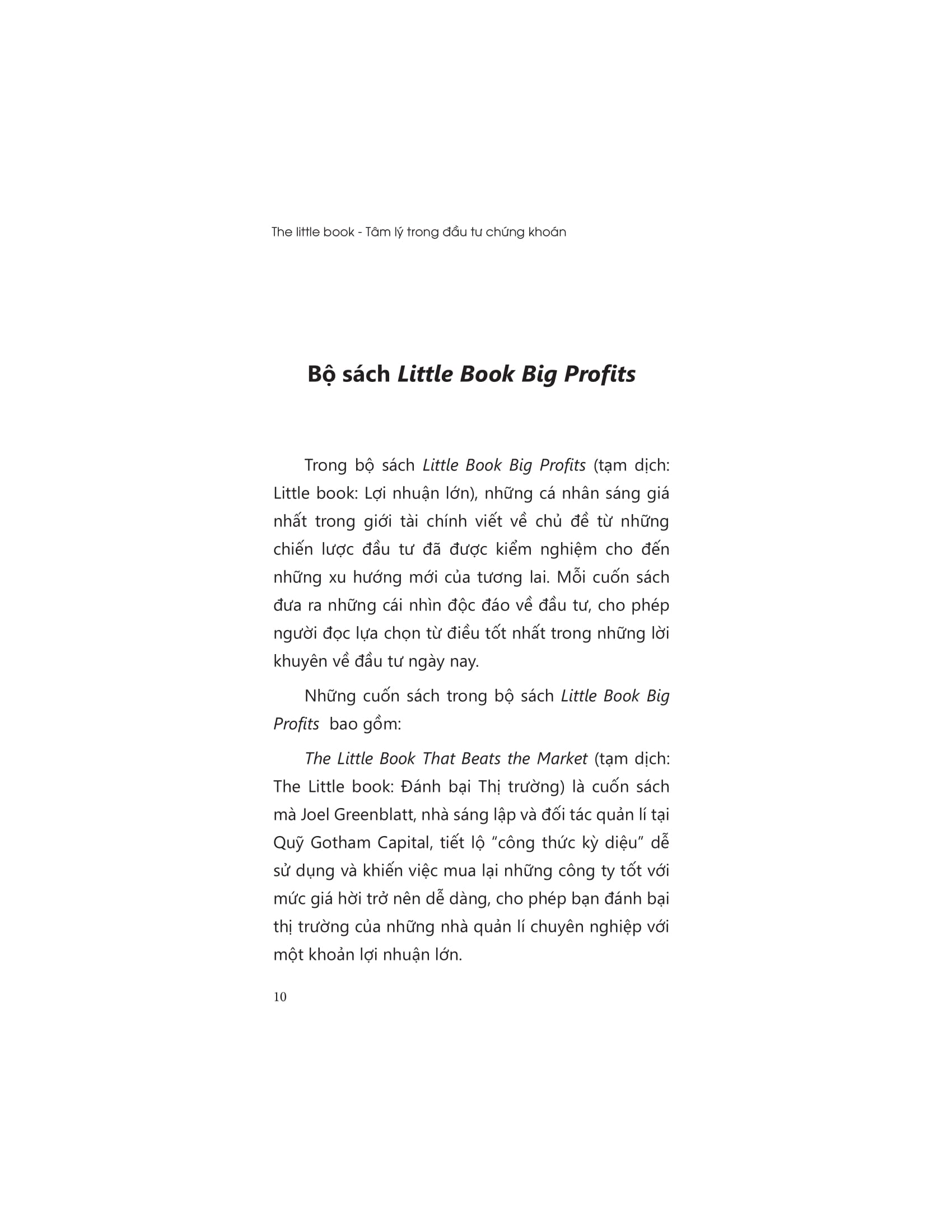 the little book - tâm lý trong đầu tư chứng khoán - Ảnh 11