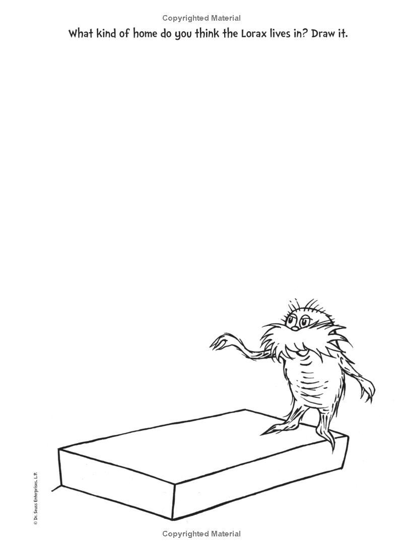 the lorax deluxe doodle book (dr. seuss's the lorax books) - Ảnh 7