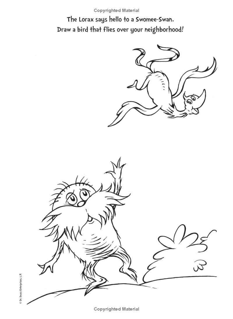 the lorax deluxe doodle book (dr. seuss's the lorax books) - Ảnh 9