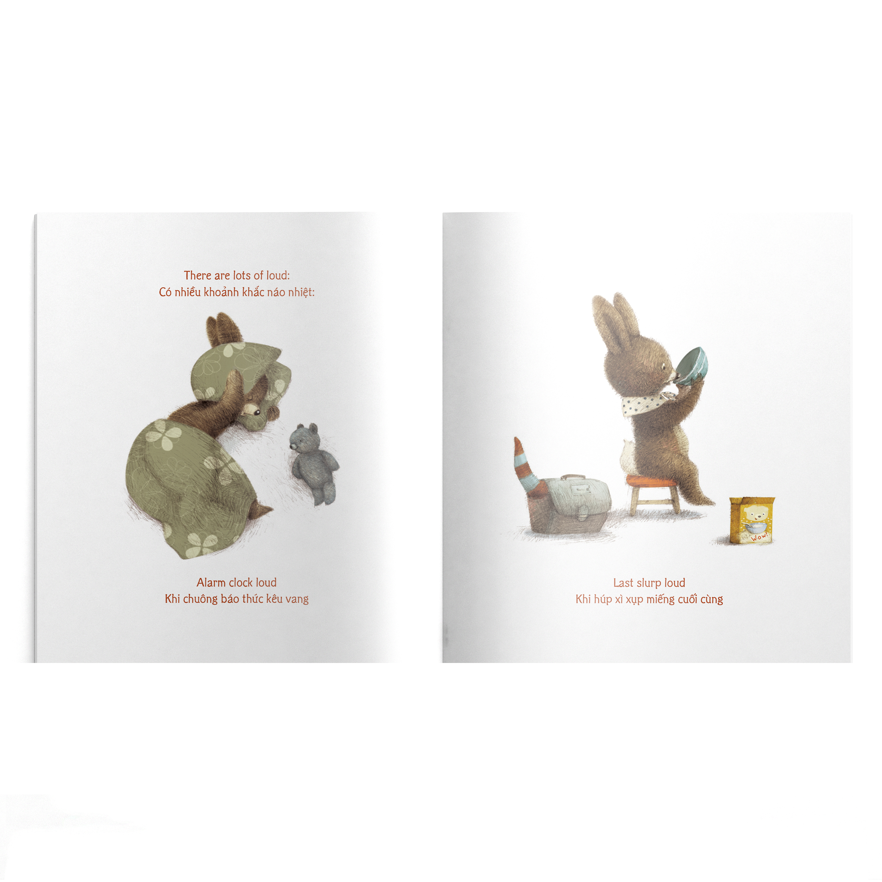 the loud book - khoảnh khắc náo nhiệt - song ngữ anh-việt - Ảnh 4