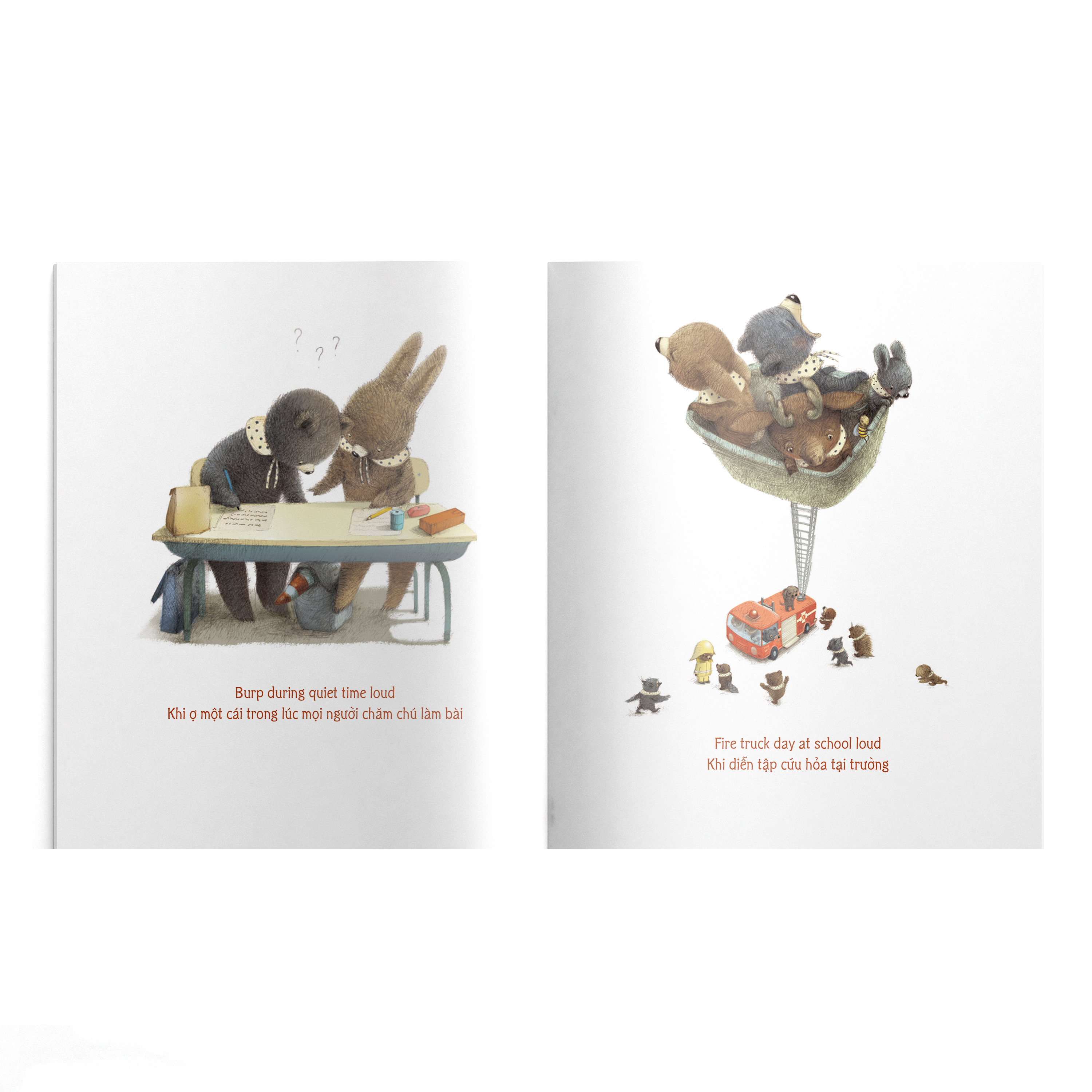 the loud book - khoảnh khắc náo nhiệt - song ngữ anh-việt - Ảnh 5