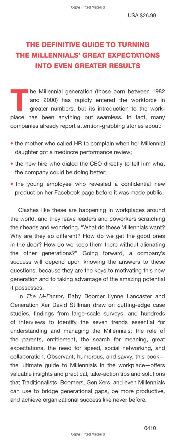 the m-factor: how the millennial generation is rocking the workplace - Ảnh 3