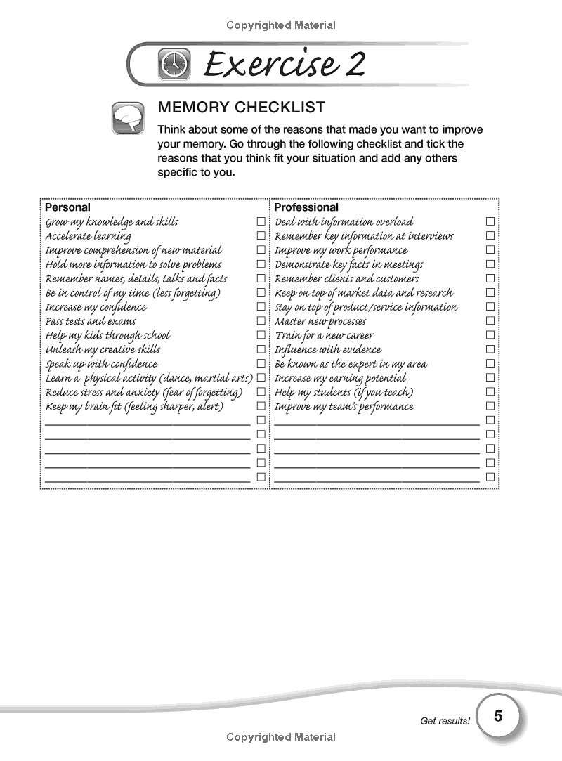 the memory workbook (teach yourself) - Ảnh 9