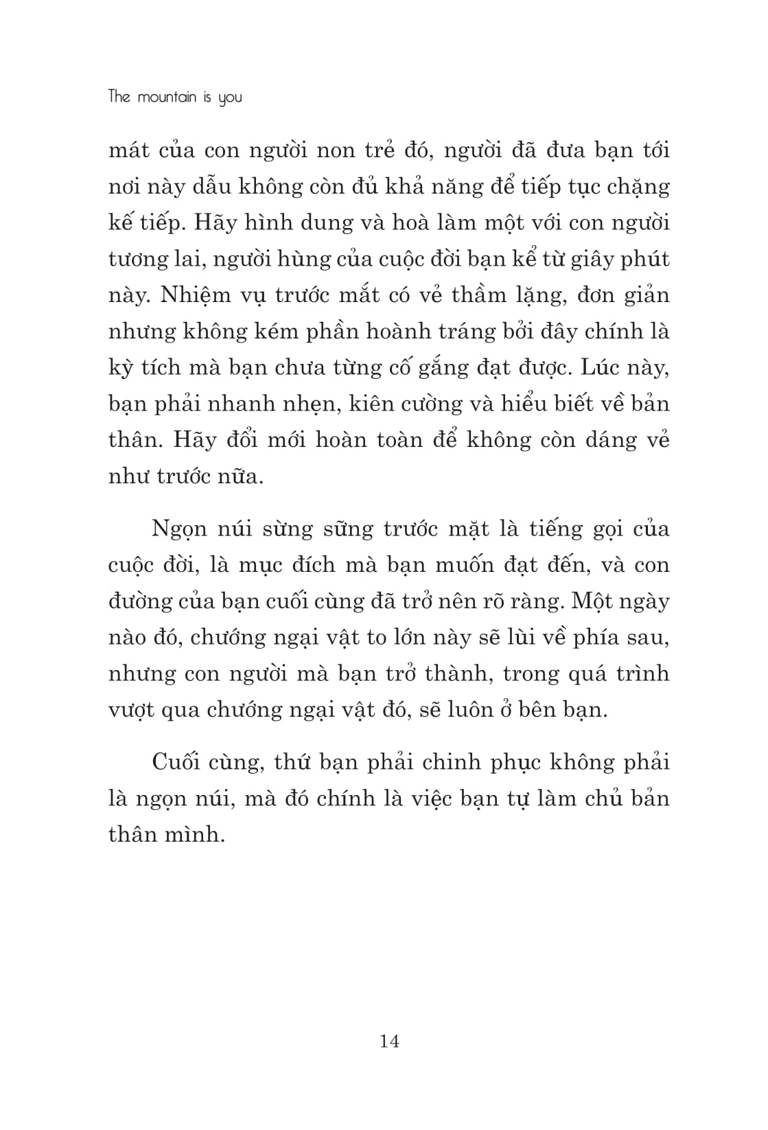 the mountain is you: nếu không giải quyết vấn đề, bạn sẽ trở thành vấn đề - Ảnh 14
