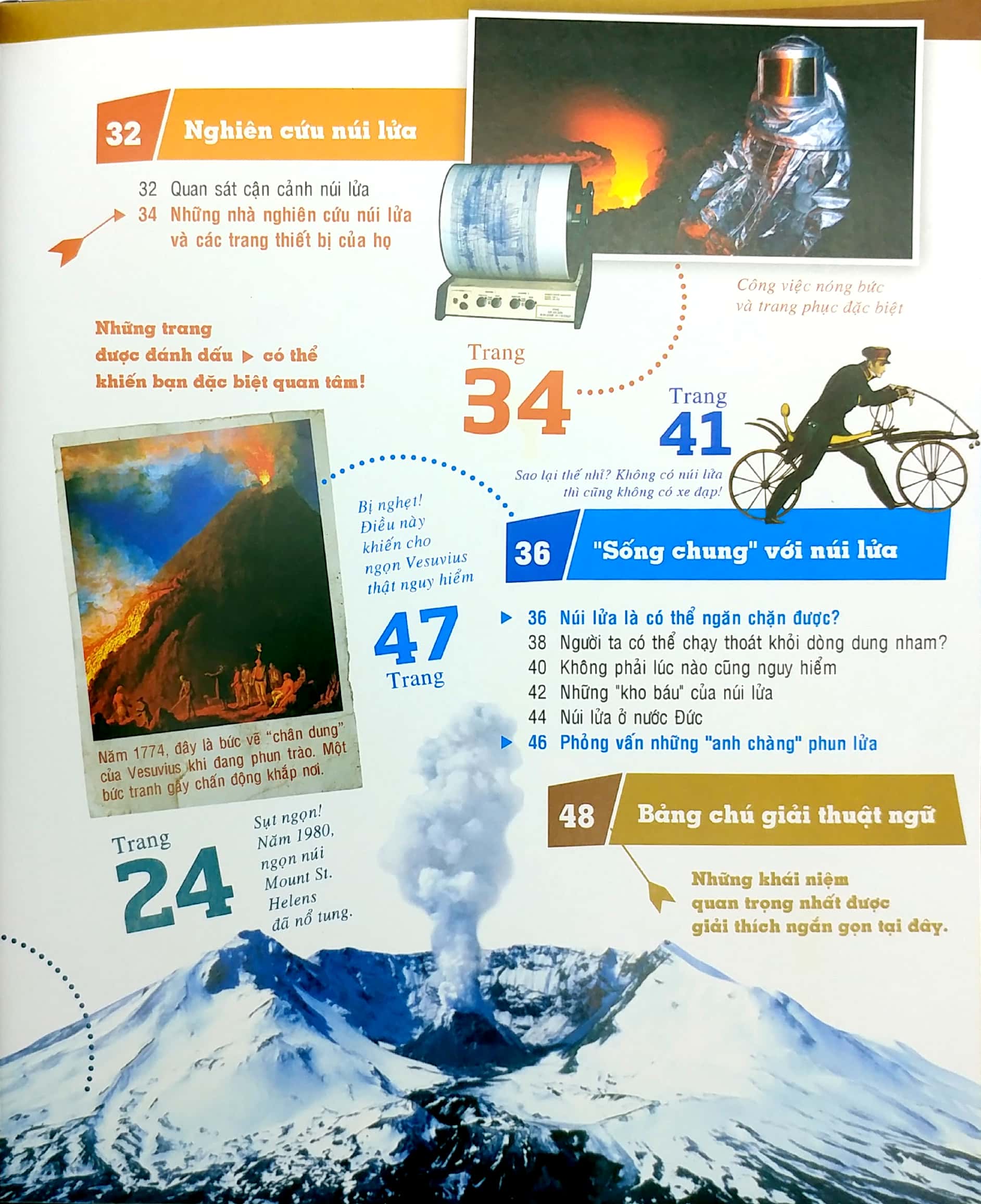 thế nào và tại sao - núi lửa - lửa từ lòng đất - bìa cứng (tái bản 2023) - Ảnh 4