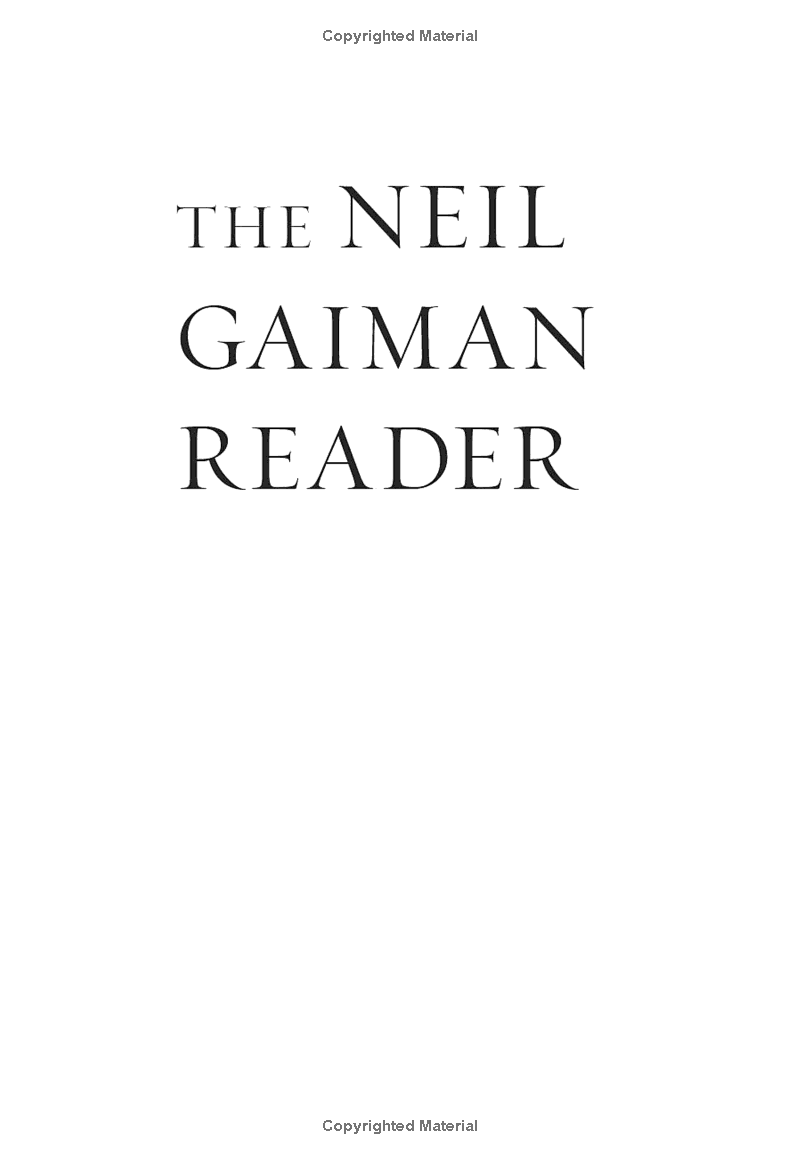 the neil gaiman reader: selected fiction - Ảnh 5
