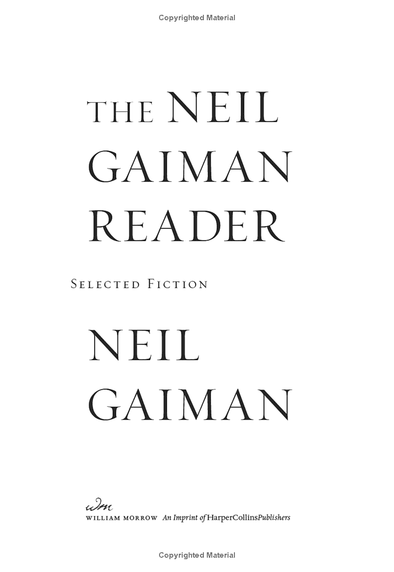 the neil gaiman reader: selected fiction - Ảnh 7