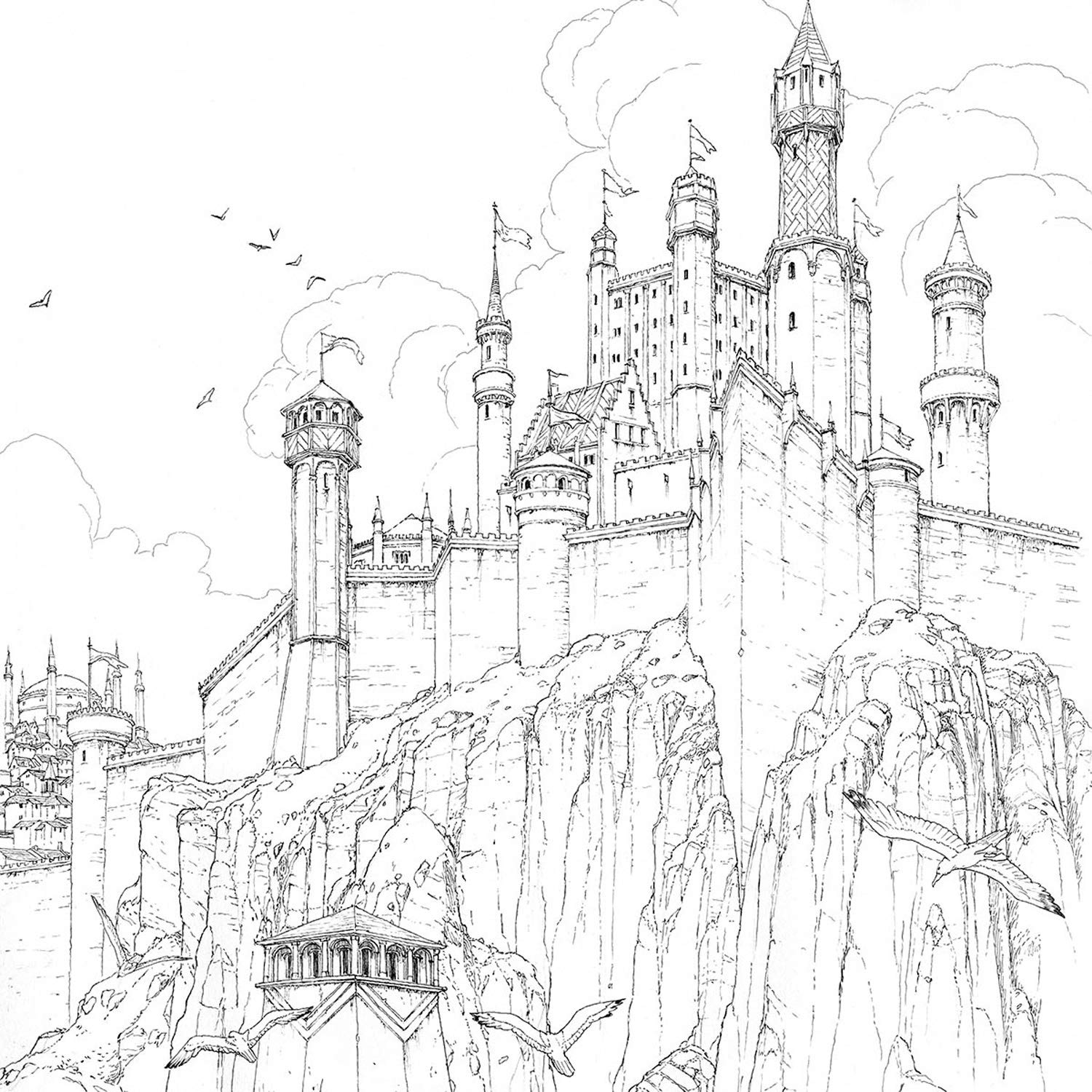 the official a game of thrones colouring book - Ảnh 6