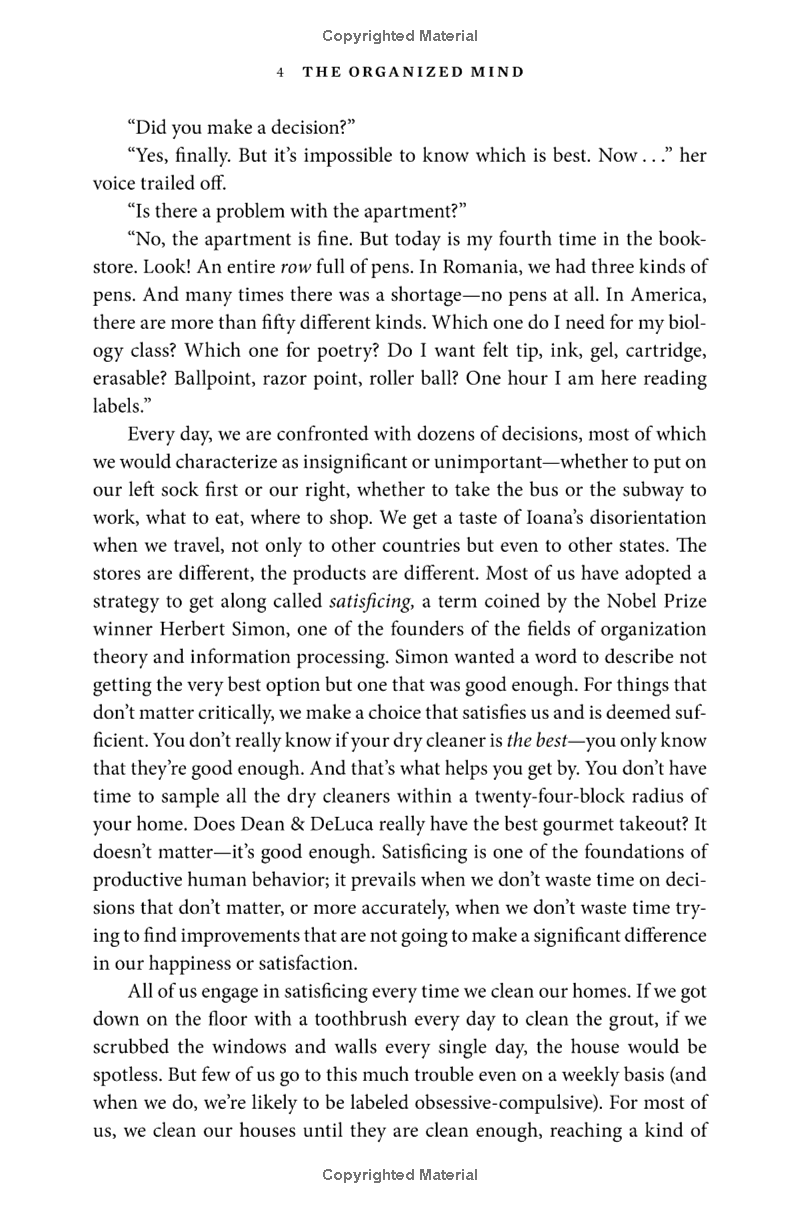 the organized mind: thinking straight in the age of information overload - Ảnh 5