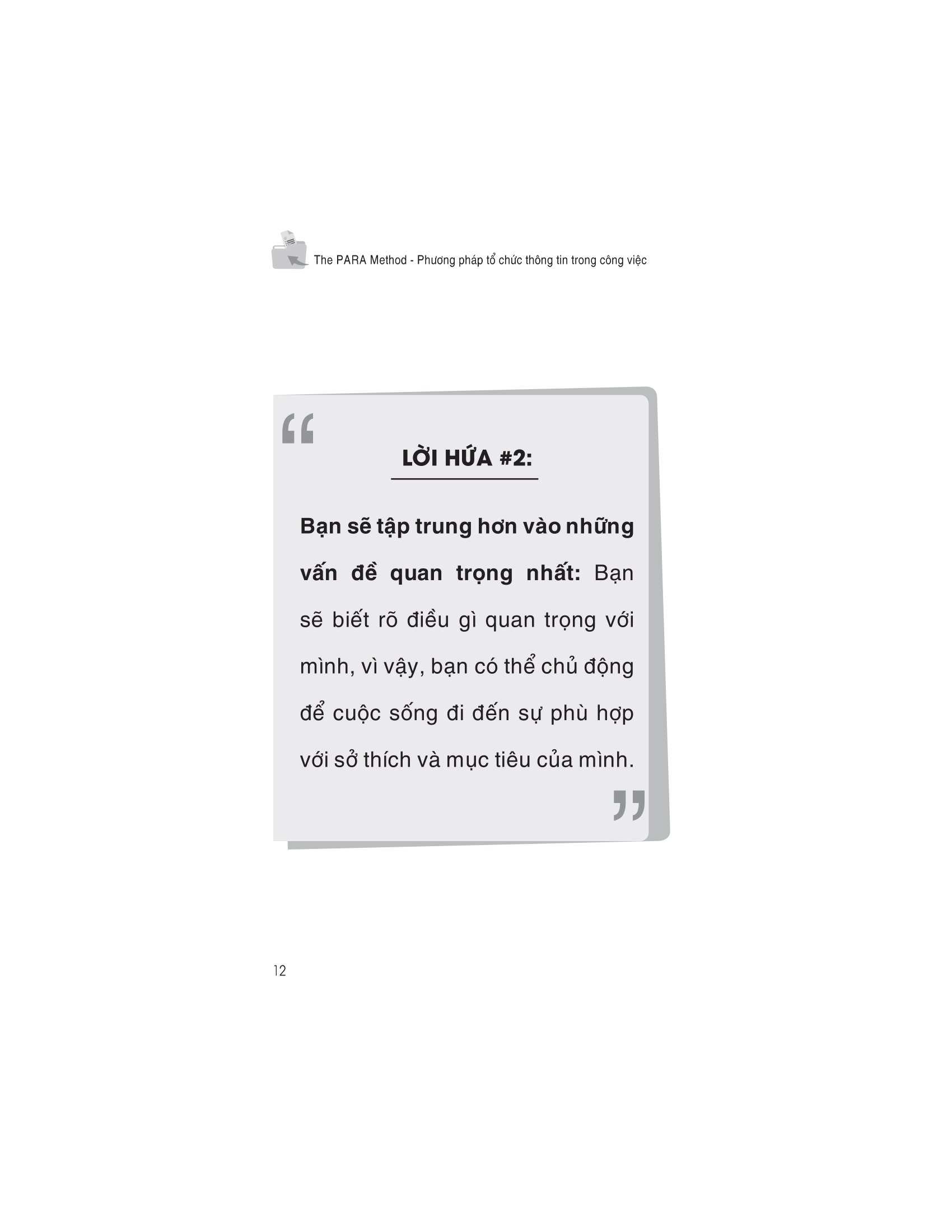 the para method - phương pháp tổ chức thông tin trong công việc - Ảnh 10