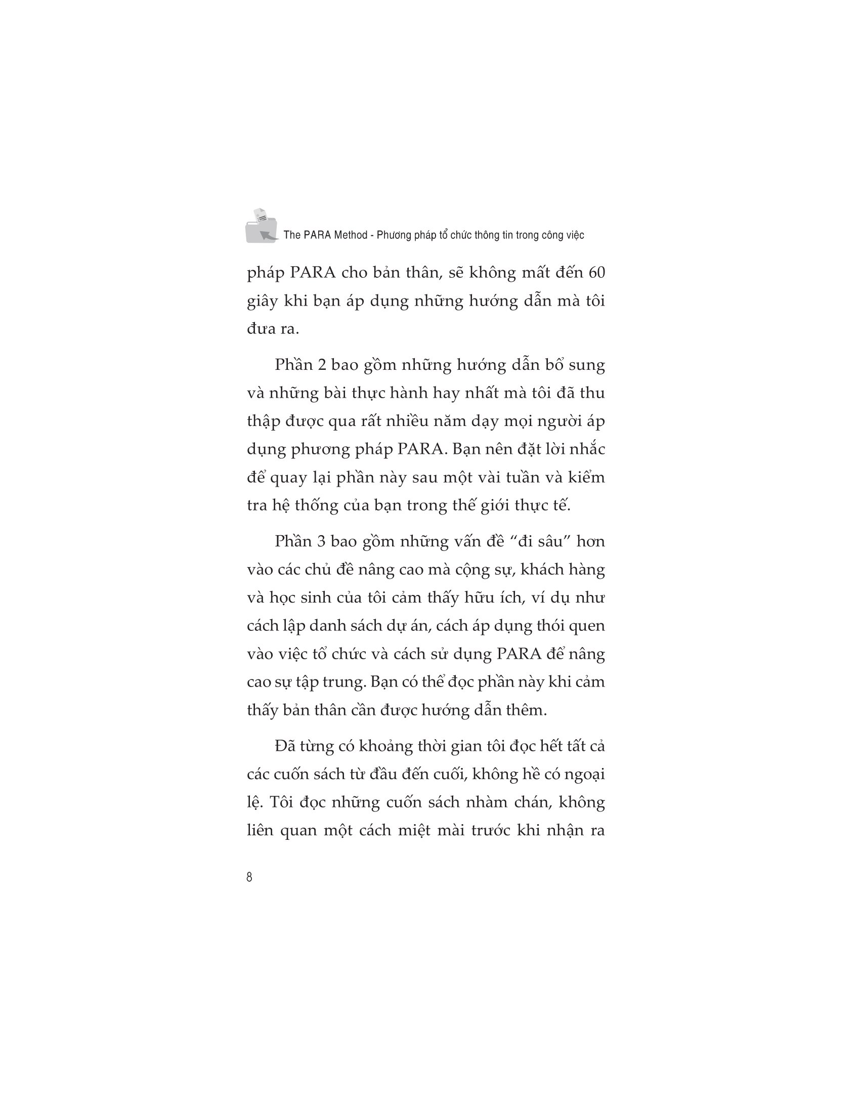 the para method - phương pháp tổ chức thông tin trong công việc - Ảnh 6