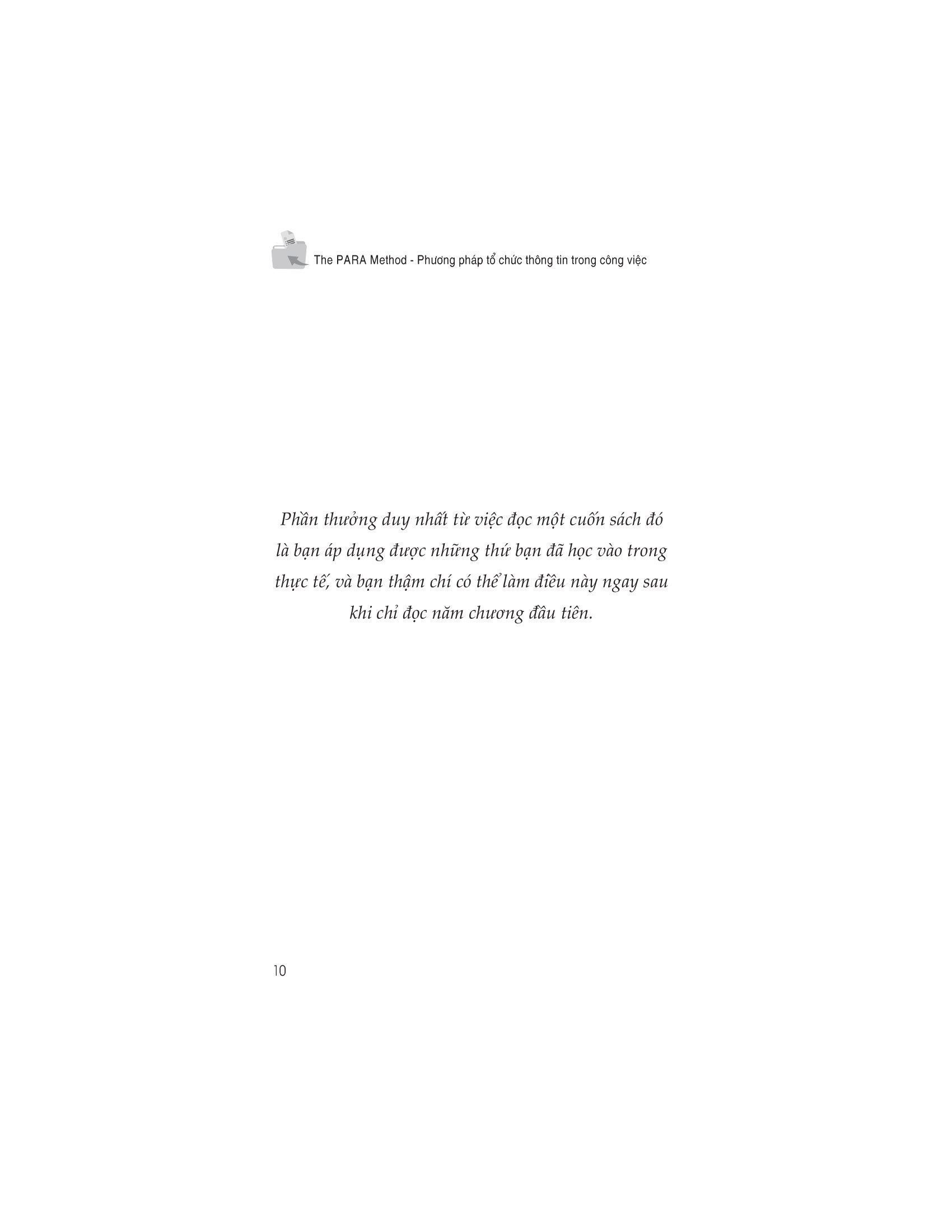 the para method - phương pháp tổ chức thông tin trong công việc - Ảnh 8