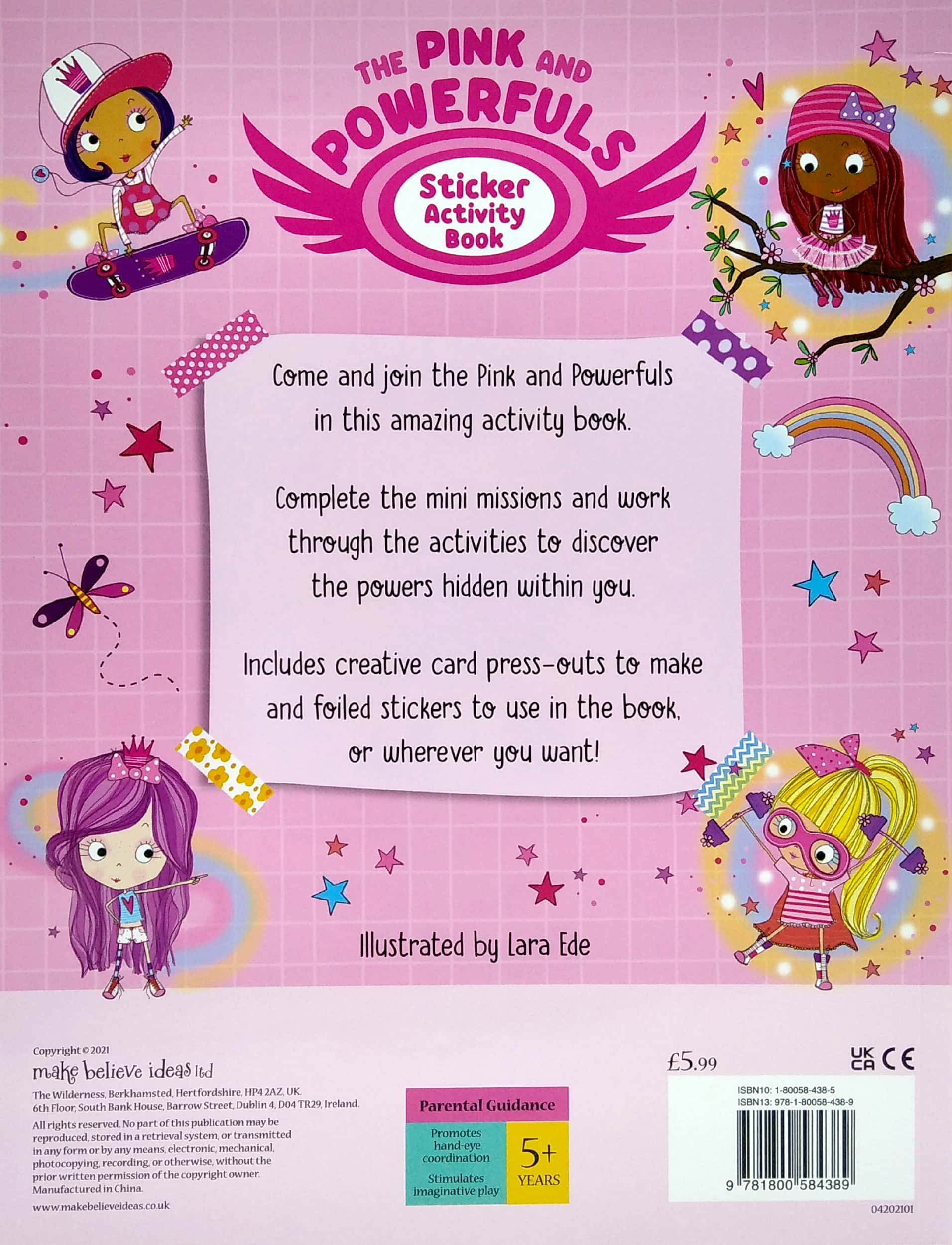 the pink and powerfuls sticker activity books - Ảnh 6