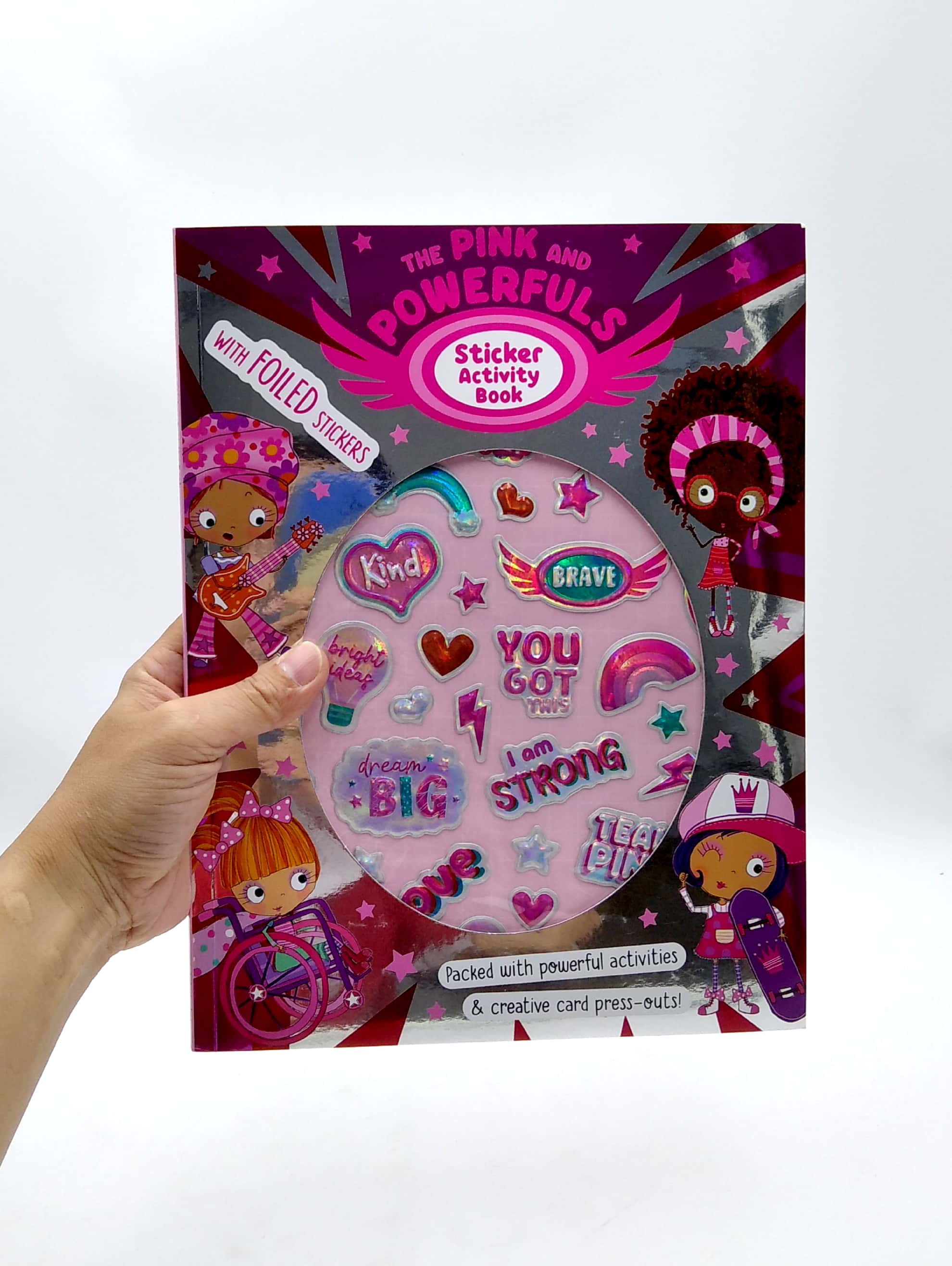 the pink and powerfuls sticker activity books - Ảnh 7