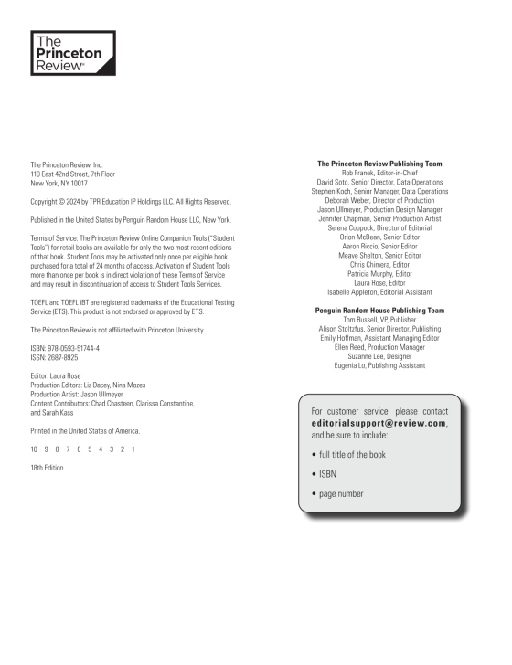 the princeton review toefl ibt prep with audio/listening tracks, 18th edition - Ảnh 4