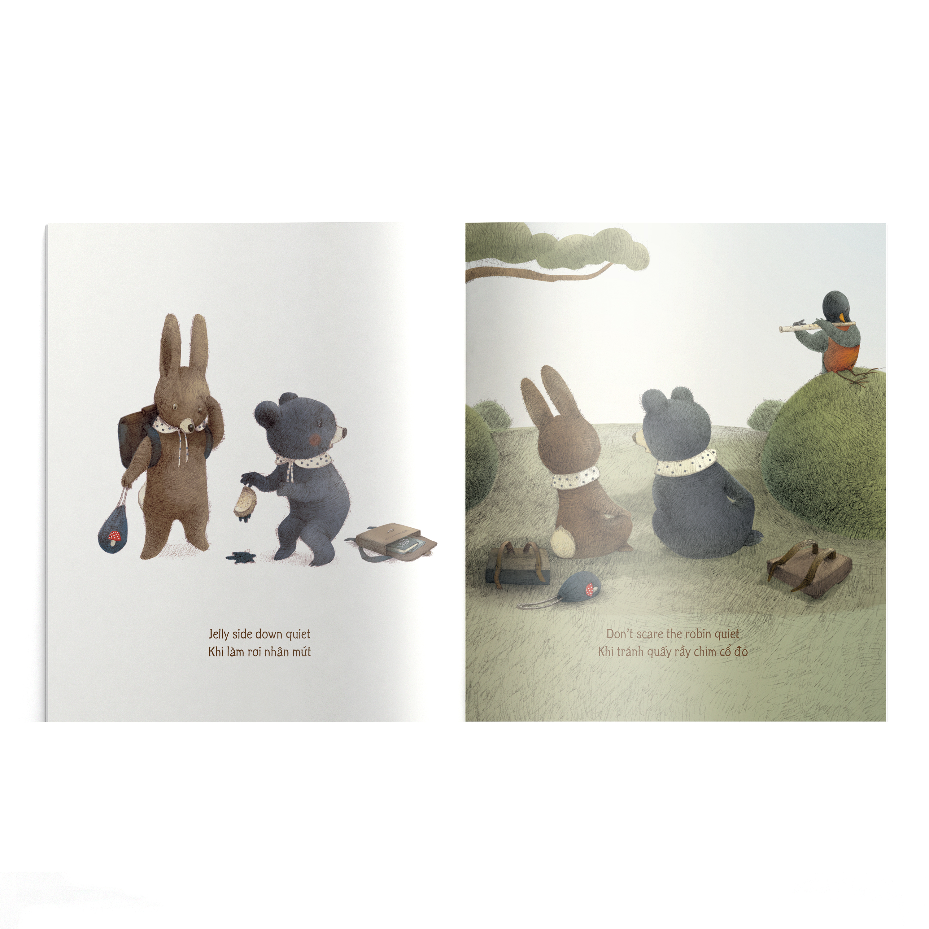 the quiet book - khoảnh khắc im lặng - song ngữ anh-việt - Ảnh 4