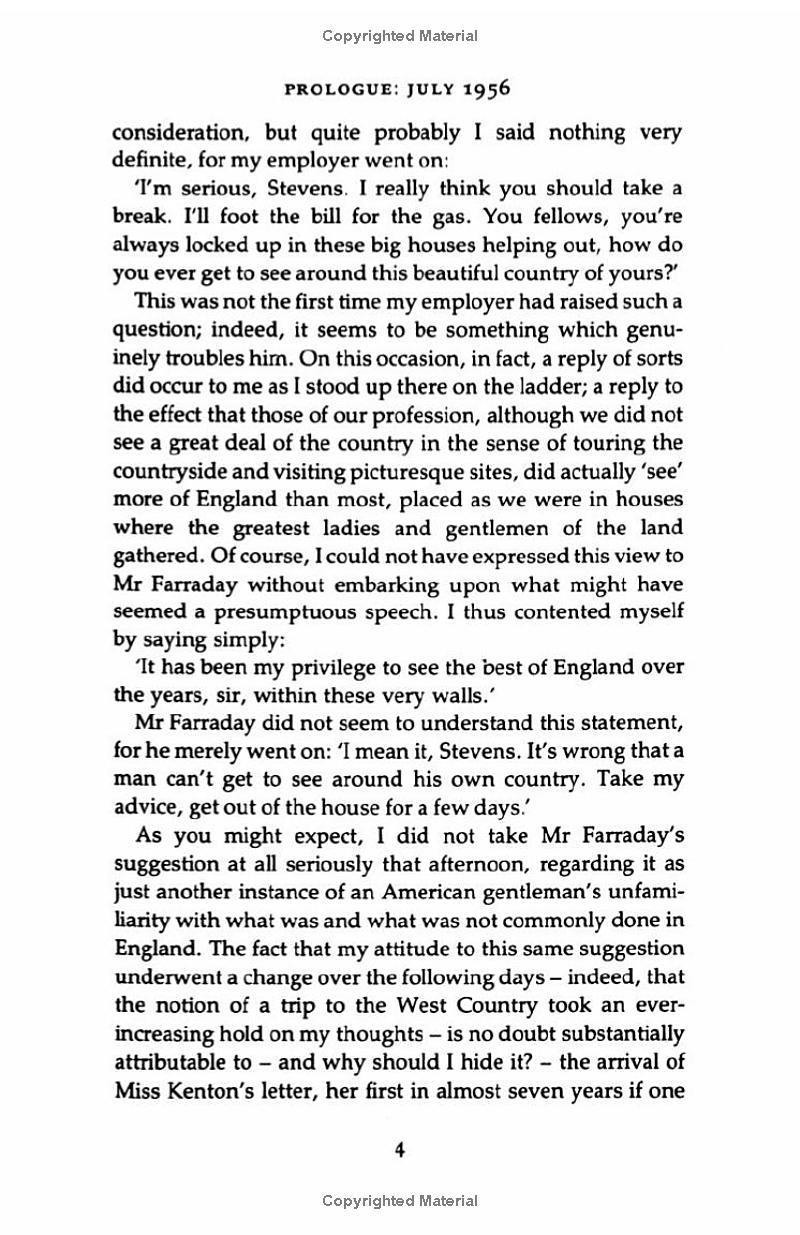 the remains of the day (vintage international) - Ảnh 3