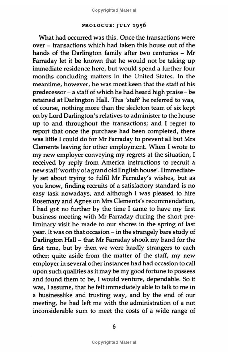 the remains of the day (vintage international) - Ảnh 5