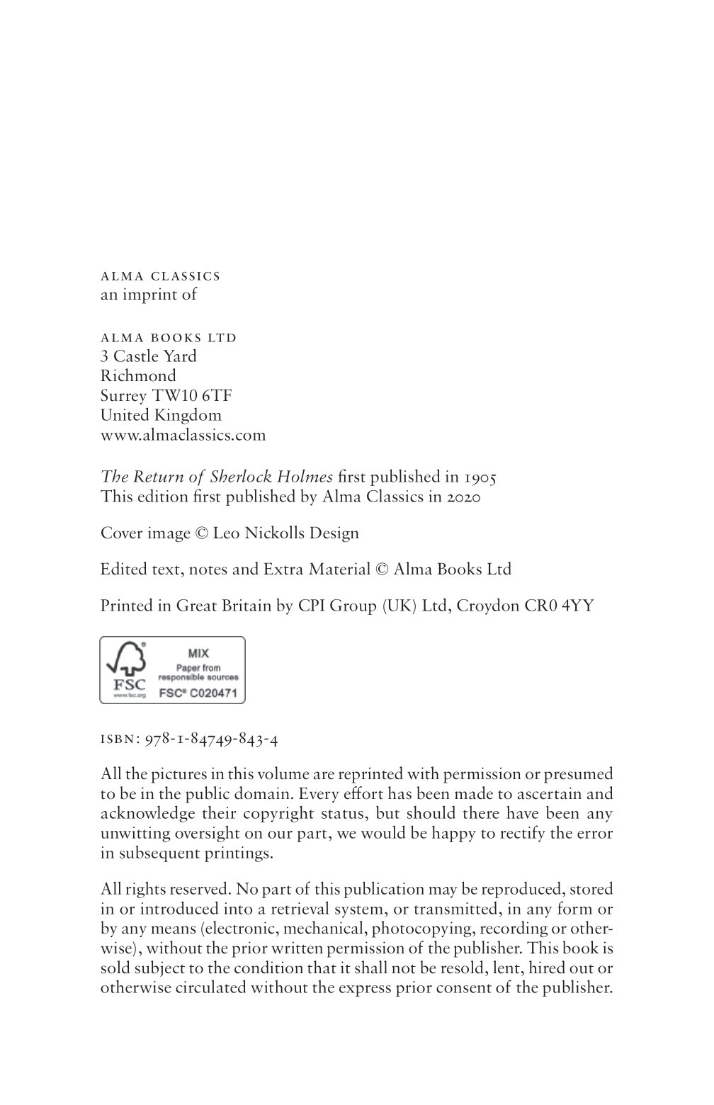 the return of sherlock holmes (alma junior classics) - Ảnh 4