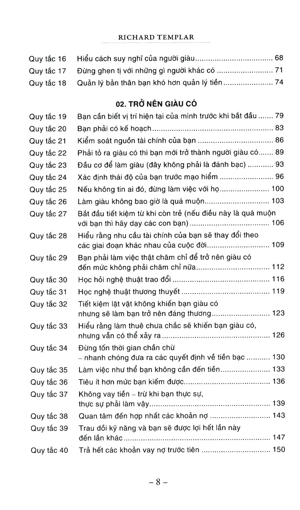 the rules of wealth - những quy tắc để giàu có (tái bản 2023) - Ảnh 4