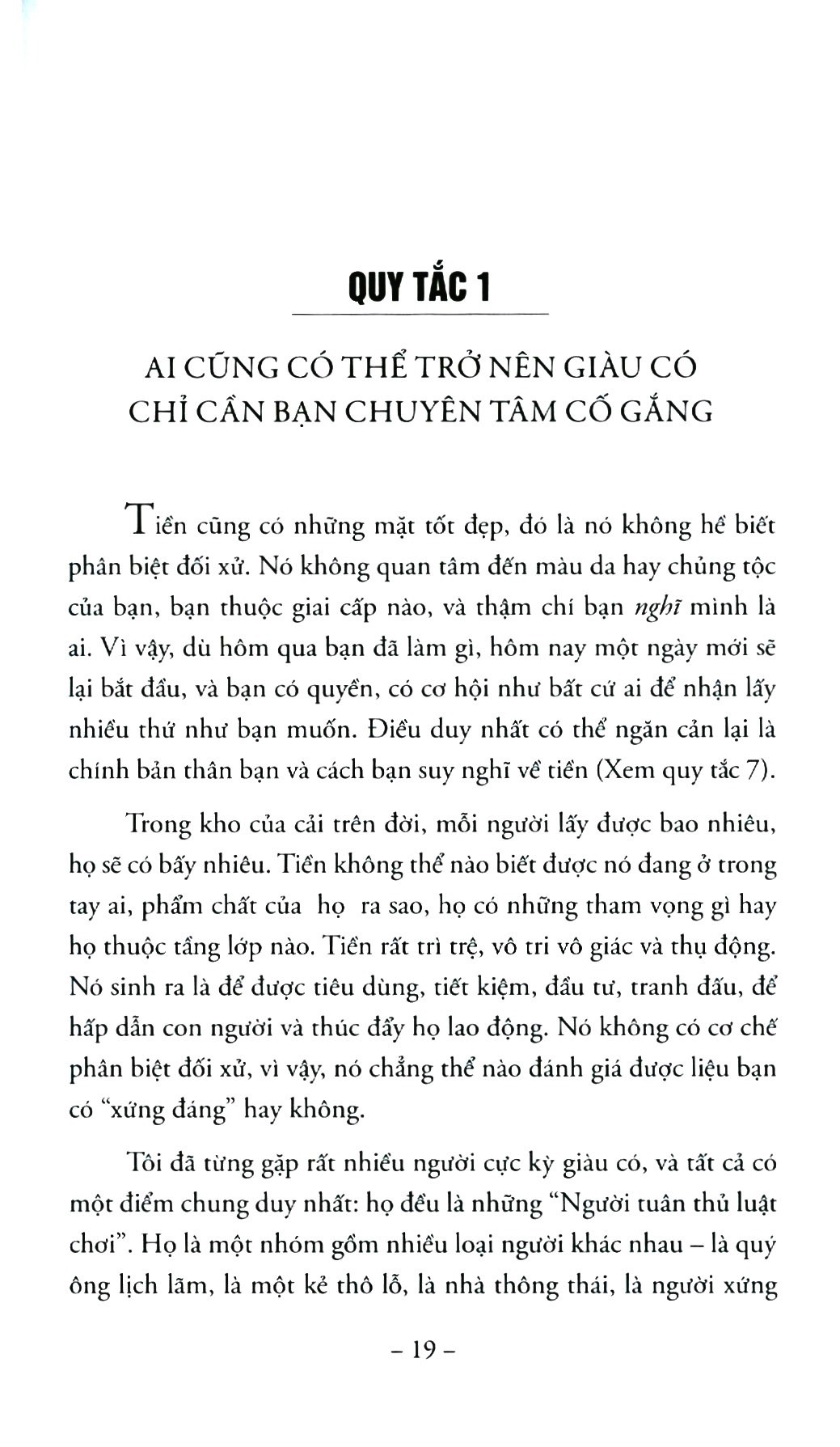 the rules of wealth - những quy tắc để giàu có (tái bản 2023) - Ảnh 6
