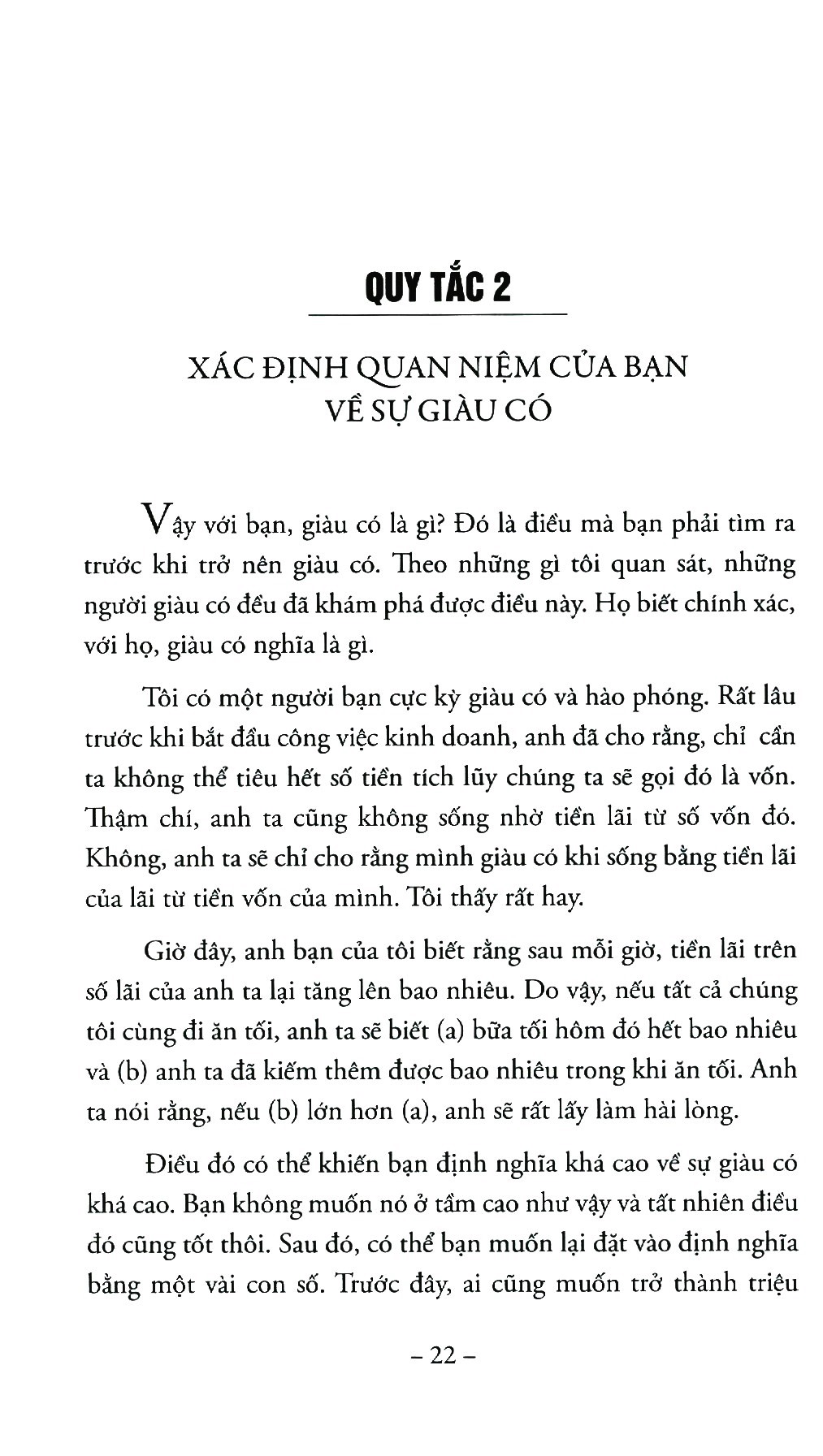 the rules of wealth - những quy tắc để giàu có (tái bản 2023) - Ảnh 8