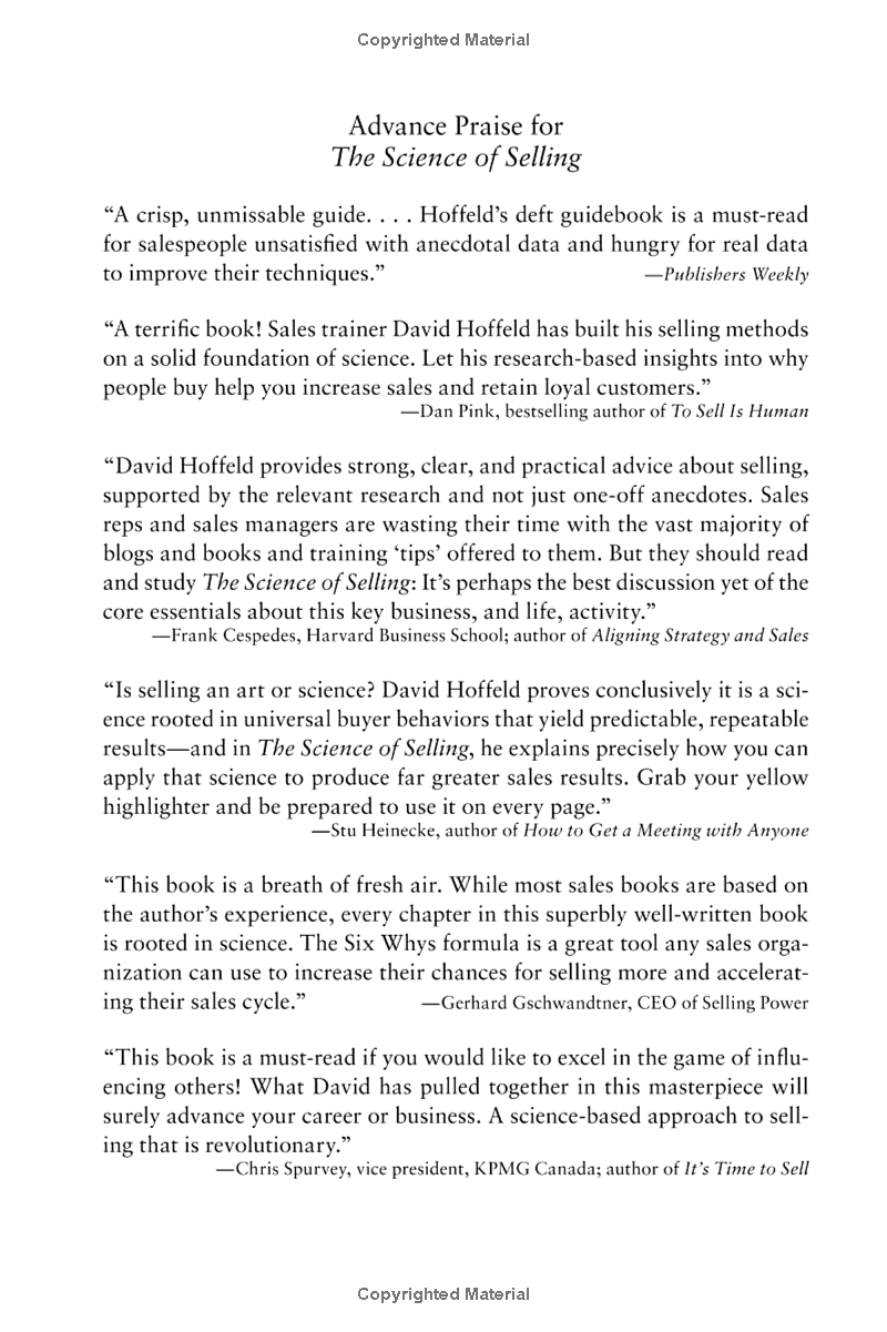 the science of selling: proven strategies to make your pitch, influence decisions, and close the deal - Ảnh 3