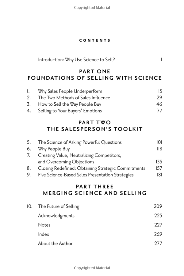 the science of selling: proven strategies to make your pitch, influence decisions, and close the deal - Ảnh 9