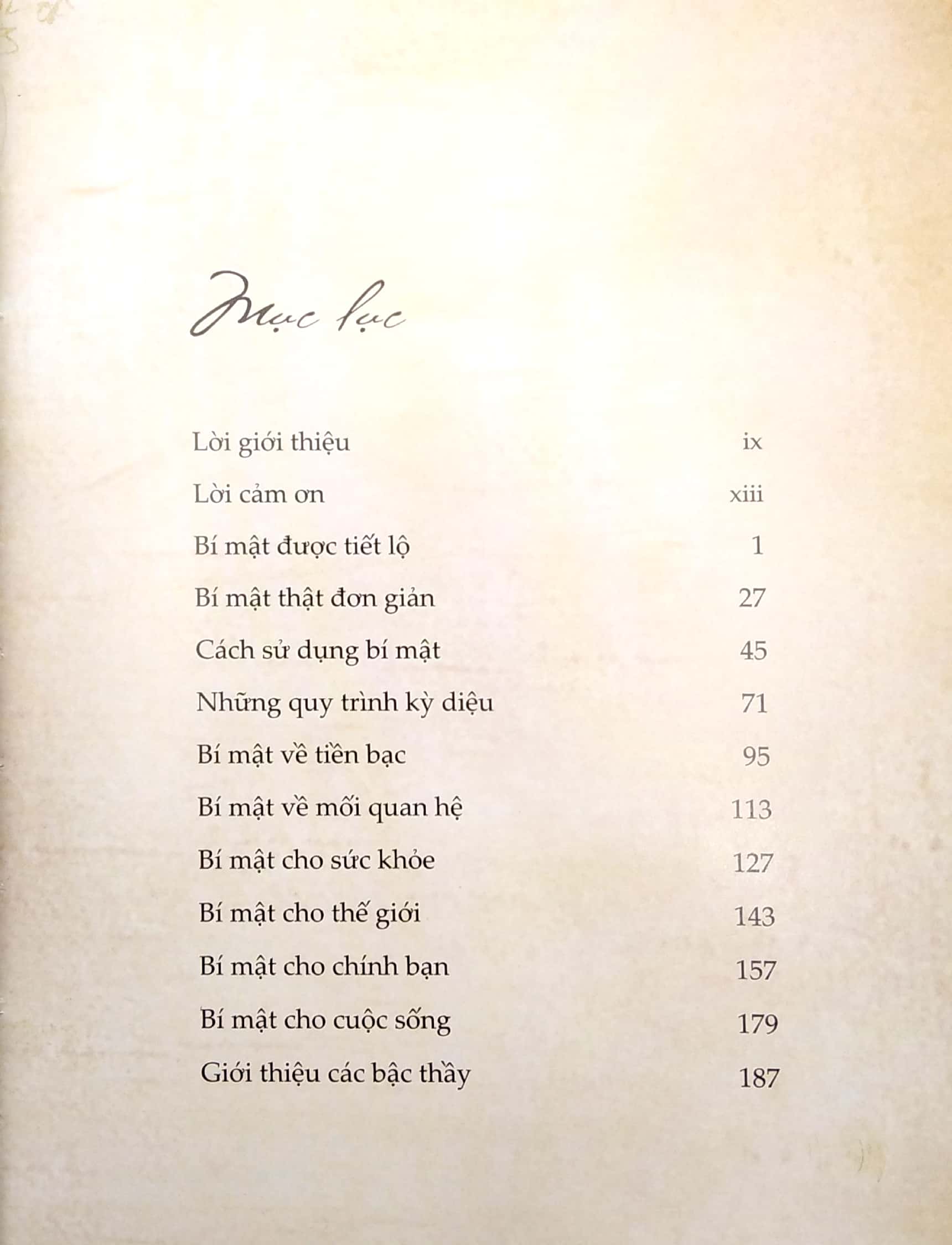 the secret - bí mật - bìa cứng (tái bản 2023) - Ảnh 2