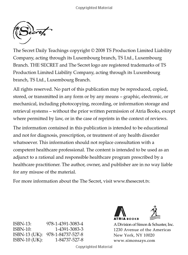 the secret : daily teachings: flip-top, tear sheet edition - Ảnh 3